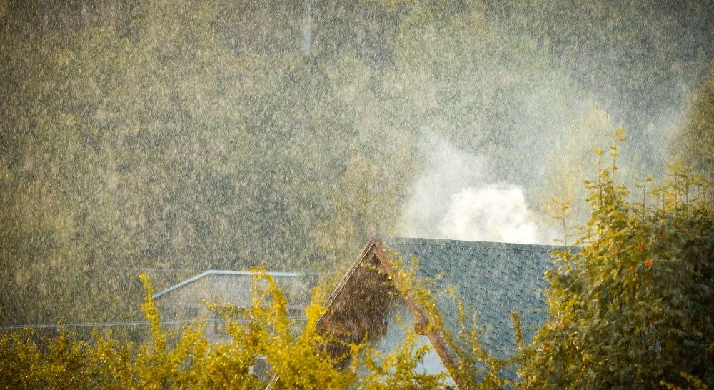 Rain and cold weather beginning of heating season